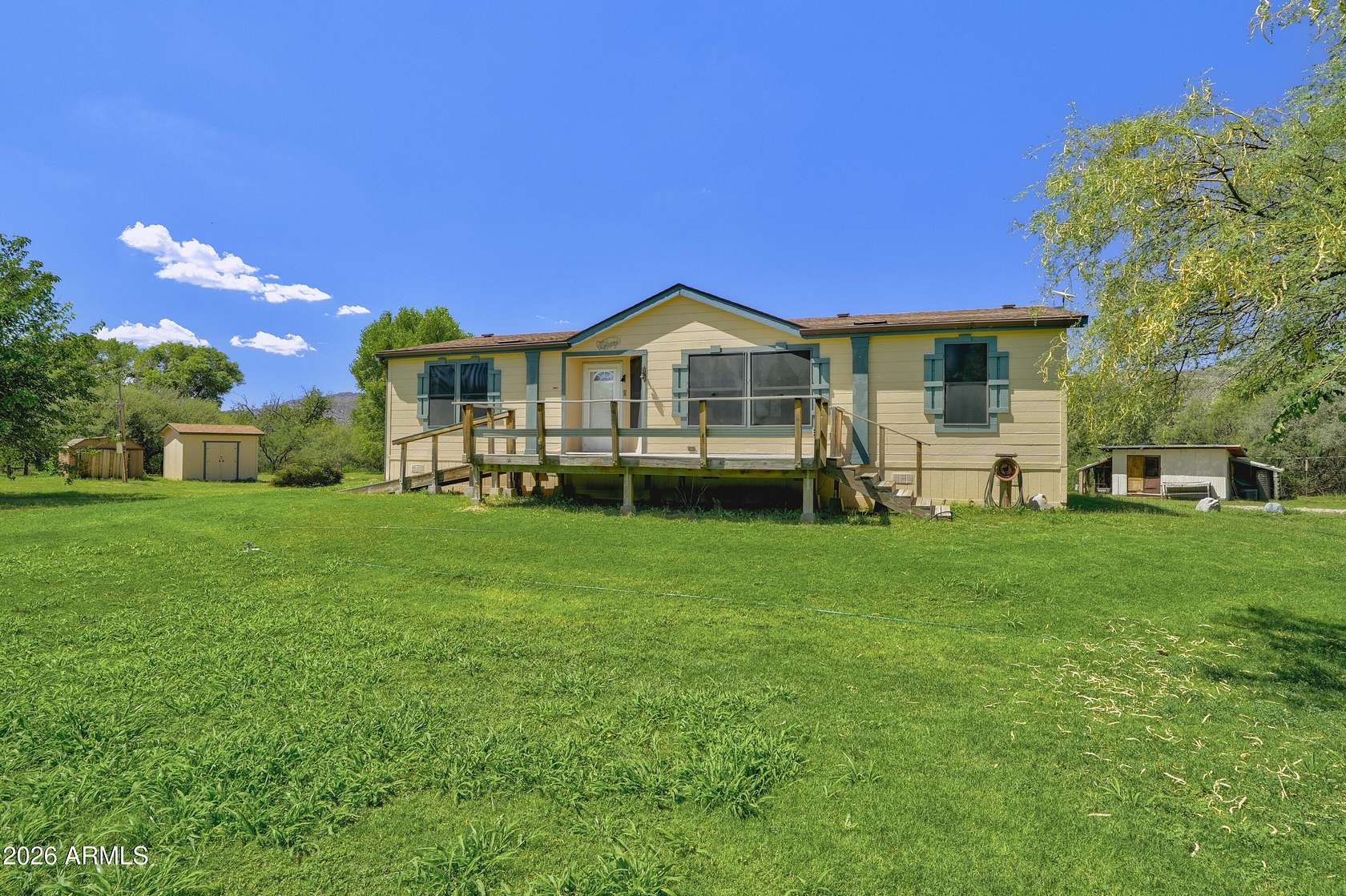 3.78 Acres of Land with Home for Sale in Kirkland, Arizona