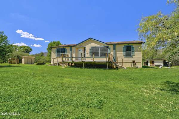 3.78 Acres of Land with Home for Sale in Kirkland, Arizona