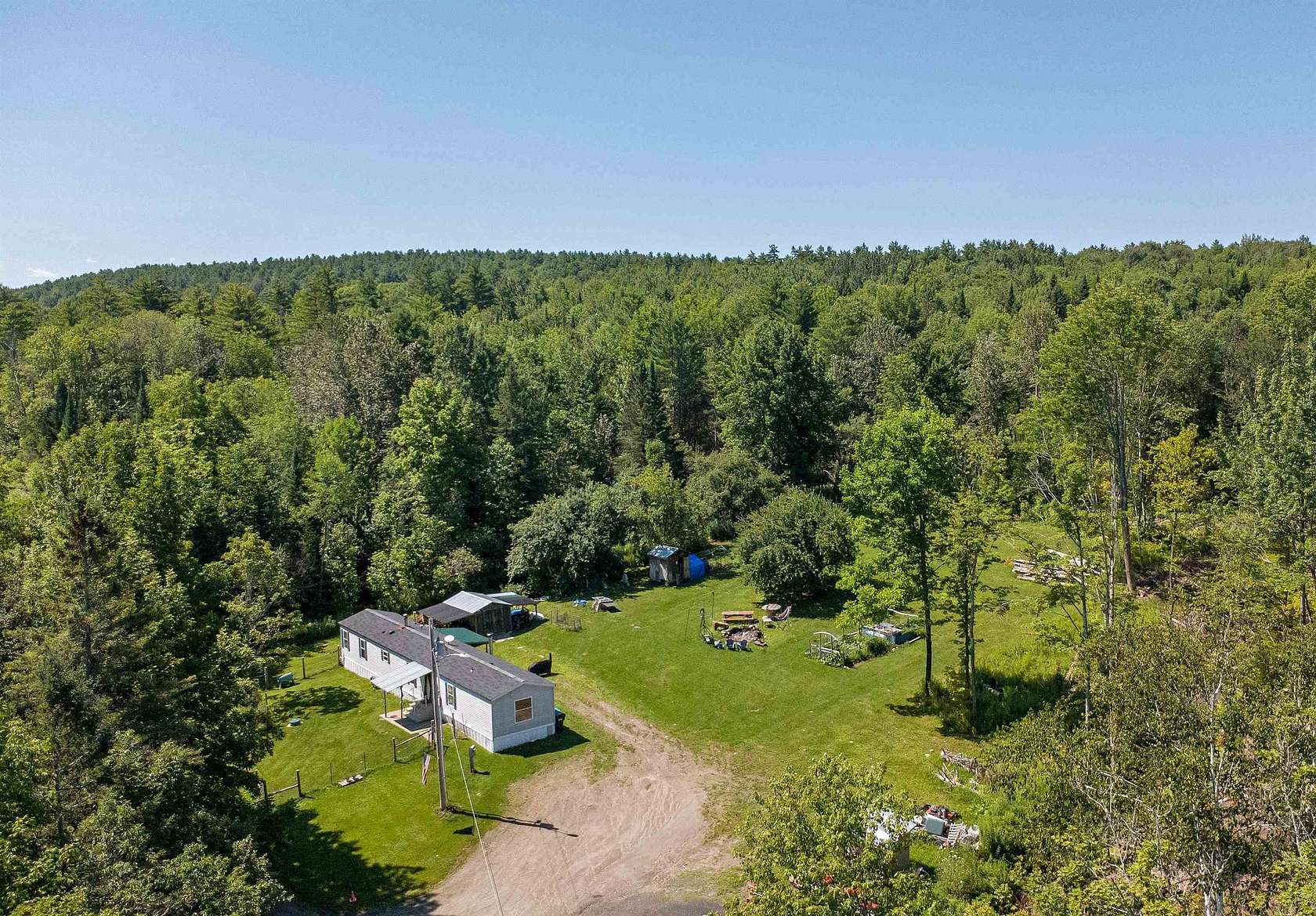 10.1 Acres of Recreational Land with Home for Sale in Danville, Vermont