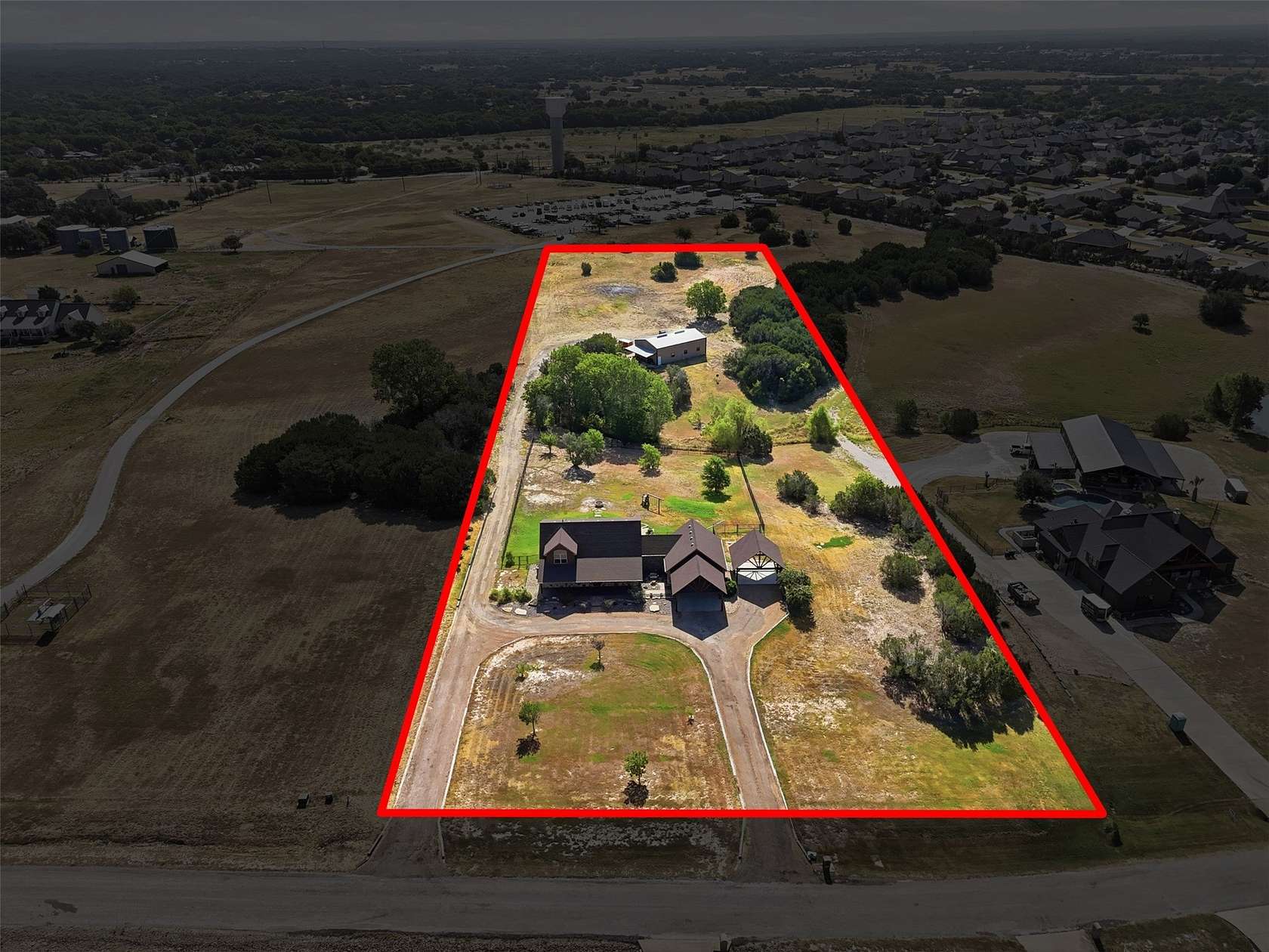 5.2 Acres of Land with Home for Sale in Granbury, Texas
