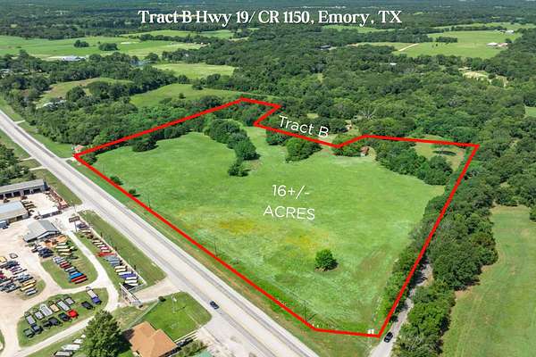 16.2 Acres of Land for Sale in Emory, Texas