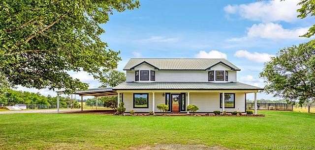 3.75 Acres of Land with Home for Sale in Fort Towson, Oklahoma