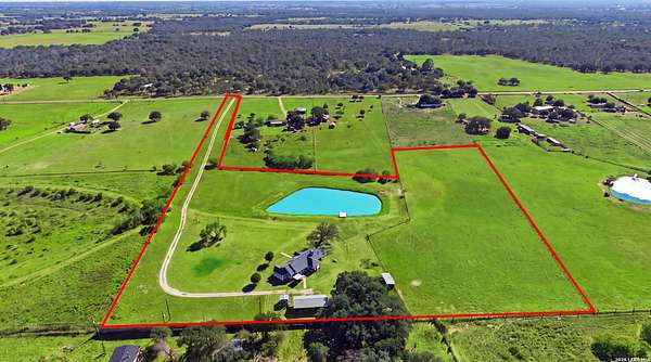 10.6 Acres of Land with Home for Sale in Floresville, Texas