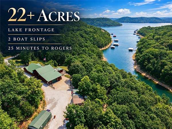22.4 Acres of Recreational Land with Home for Sale in Garfield, Arkansas