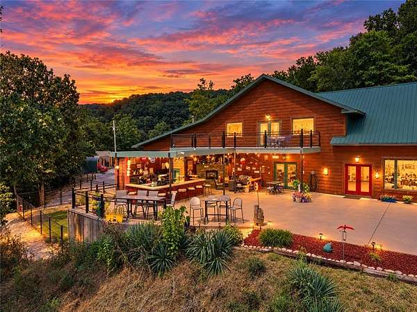 22.4 Acres of Recreational Land with Home for Sale in Garfield, Arkansas