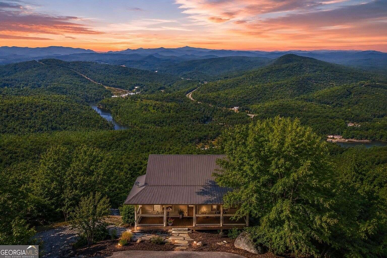 2.5 Acres of Land with Home for Sale in Tallulah Falls, Georgia