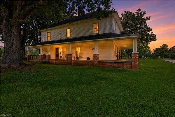 13.6 Acres of Land with Home for Sale in Hays, North Carolina