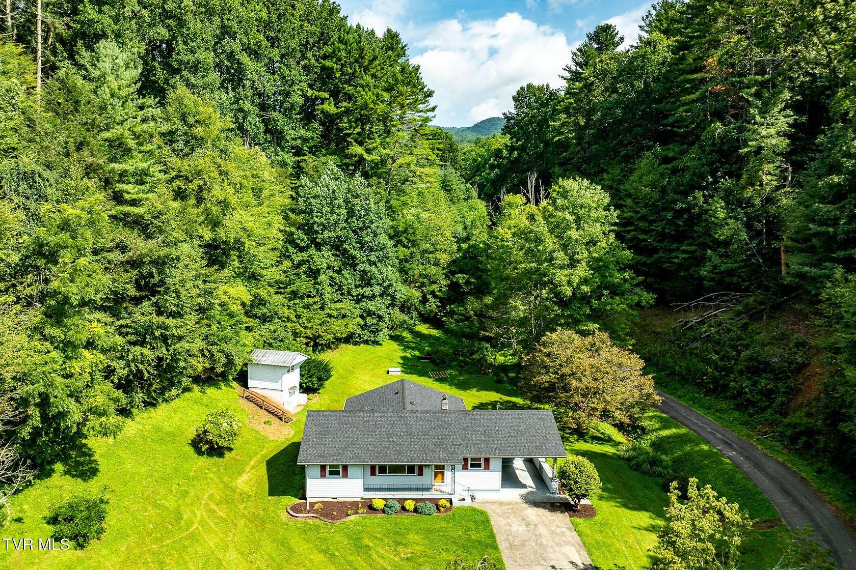9.64 Acres of Land with Home for Sale in Mountain City, Tennessee