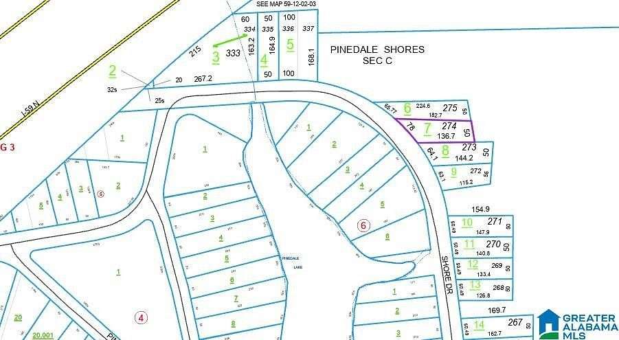 Residential Land for Sale in Ashville, Alabama
