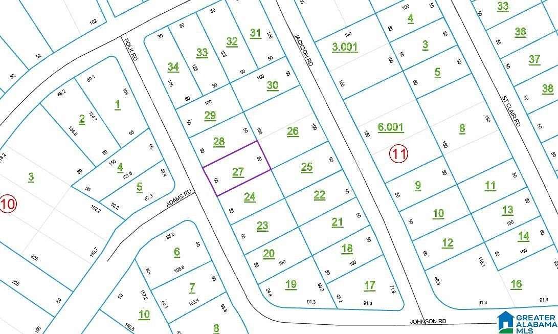 Residential Land for Sale in Ashville, Alabama