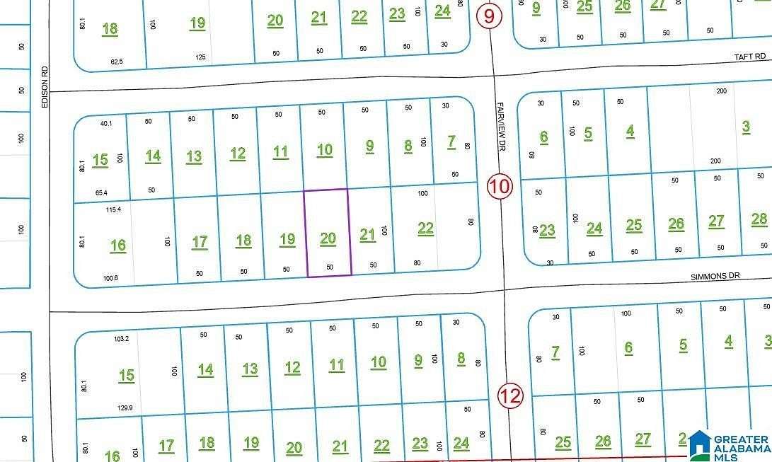 Residential Land for Sale in Ashville, Alabama