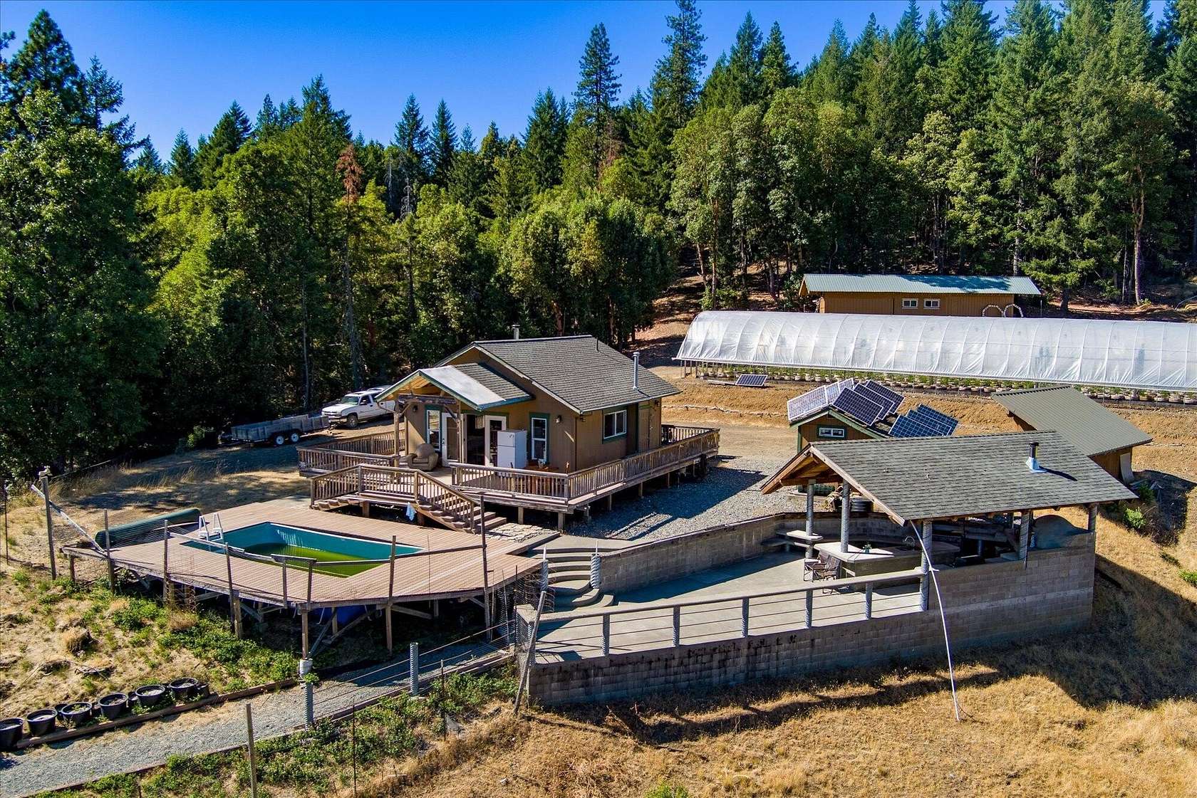 184 Acres of Recreational Land with Home for Sale in Willow Creek, California