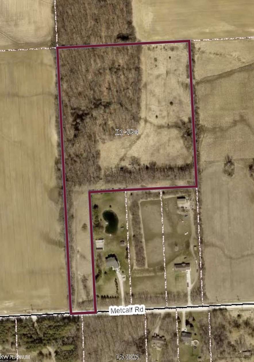 12.6 Acres of Recreational & Residential Land for Sale in Jeddo, Michigan