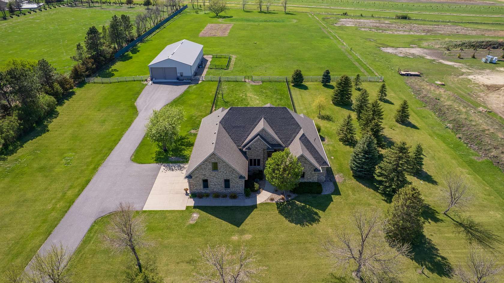 6 Acres of Land with Home for Sale in Aberdeen, South Dakota