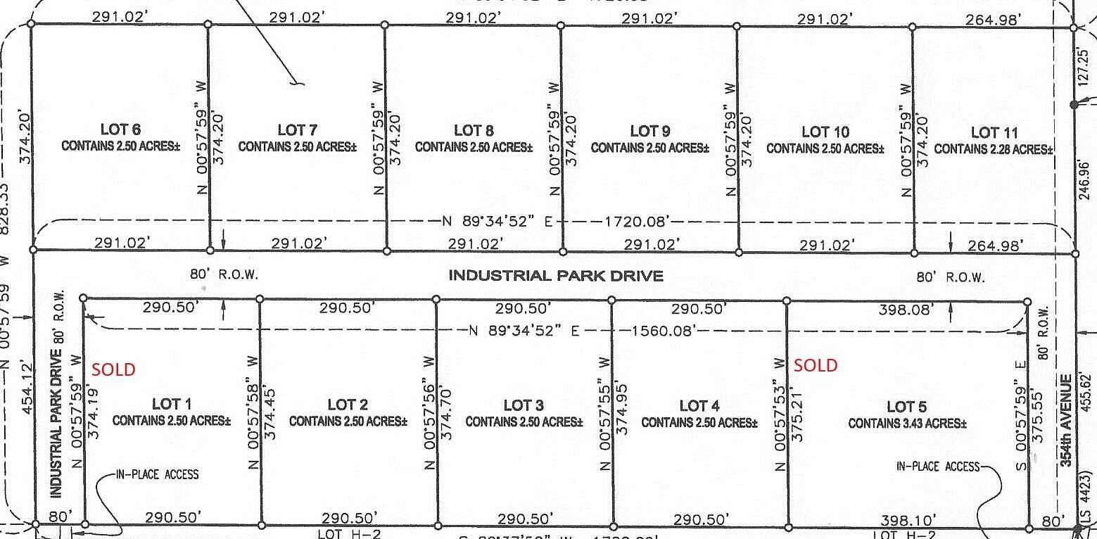 2.5 Acres of Commercial Land for Sale in Faulkton, South Dakota