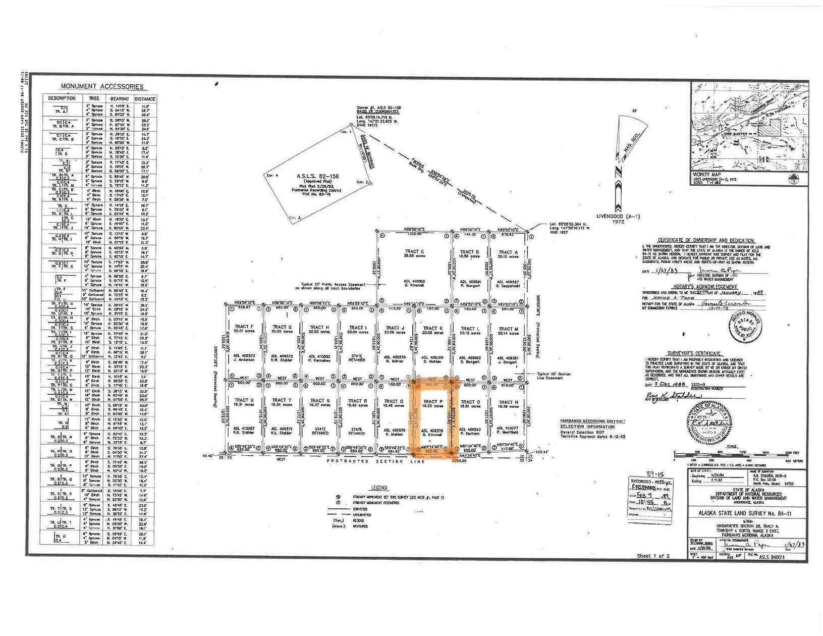 19.2 Acres of Recreational Land for Sale in Fairbanks, Alaska