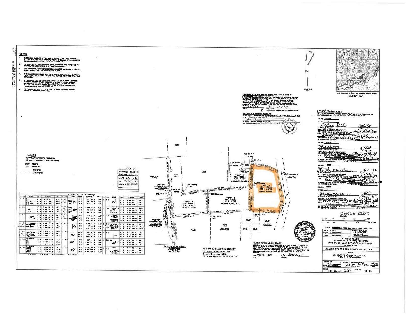 23 Acres of Recreational Land for Sale in Fairbanks, Alaska