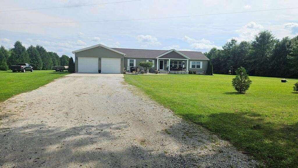 2 Acres of Land with Home for Sale in Mill Creek, Indiana