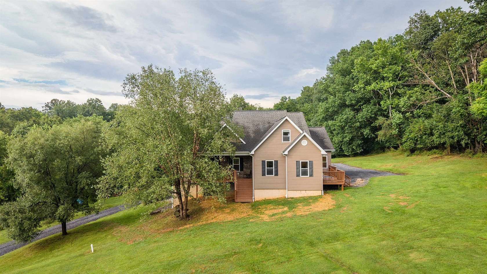 3.1 Acres of Land with Home for Sale in Quicksburg, Virginia