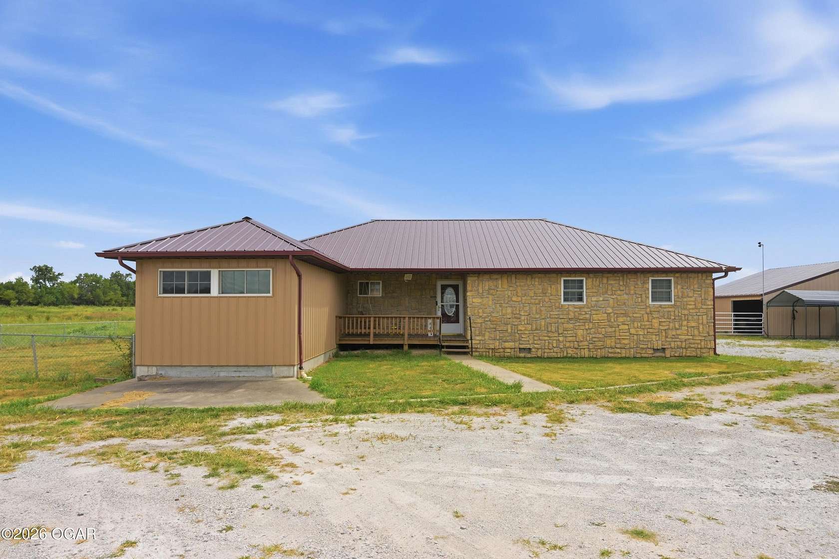 7.75 Acres of Land with Home for Sale in Sarcoxie, Missouri