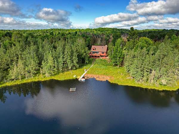 625 Acres of Land with Home for Sale in Three Lakes, Wisconsin