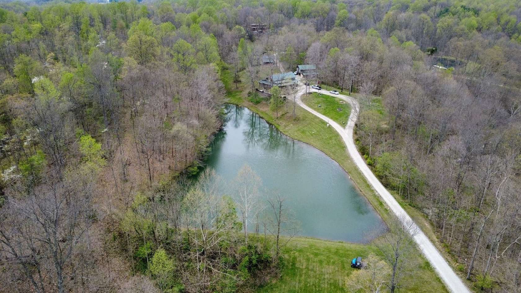 14.7 Acres of Recreational Land with Home for Sale in Versailles, Indiana