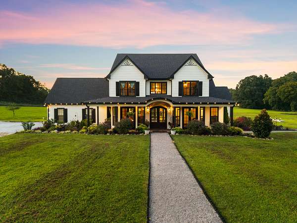 68.2 Acres of Agricultural Land with Home for Sale in Bon Aqua, Tennessee