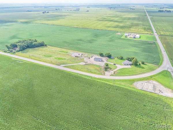 7 Acres of Land with Home for Sale in Mascoutah, Illinois