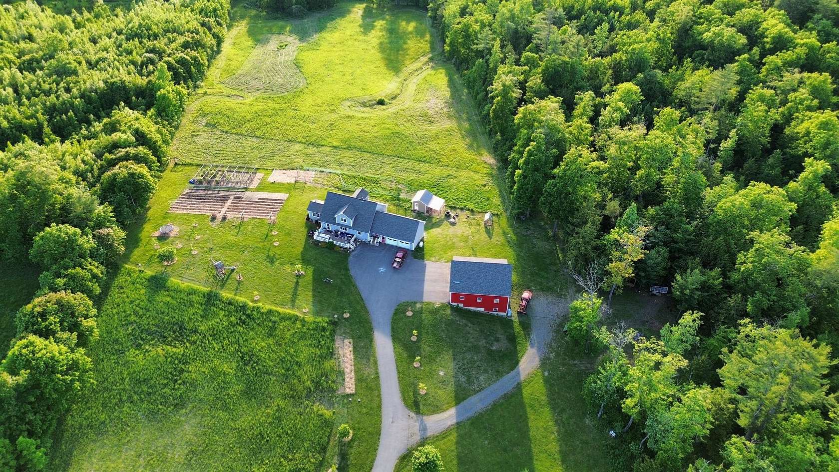 14.3 Acres of Land with Home for Sale in Winslow, Maine