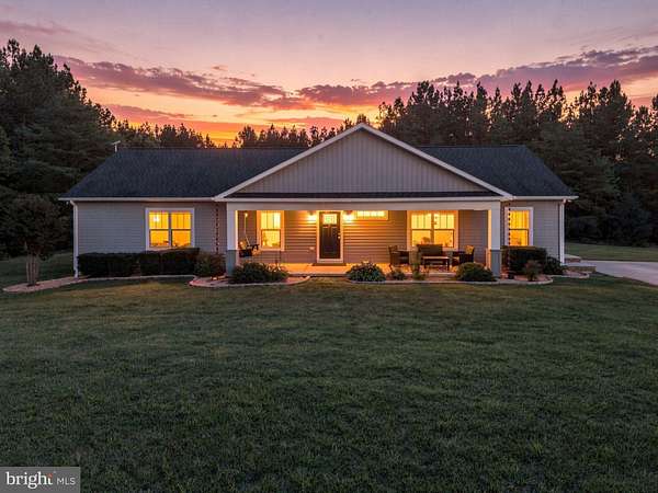 8 Acres of Land with Home for Sale in Rixeyville, Virginia