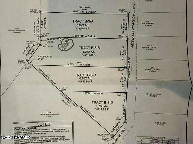 0.96 Acres of Residential Land for Sale in Breaux Bridge, Louisiana