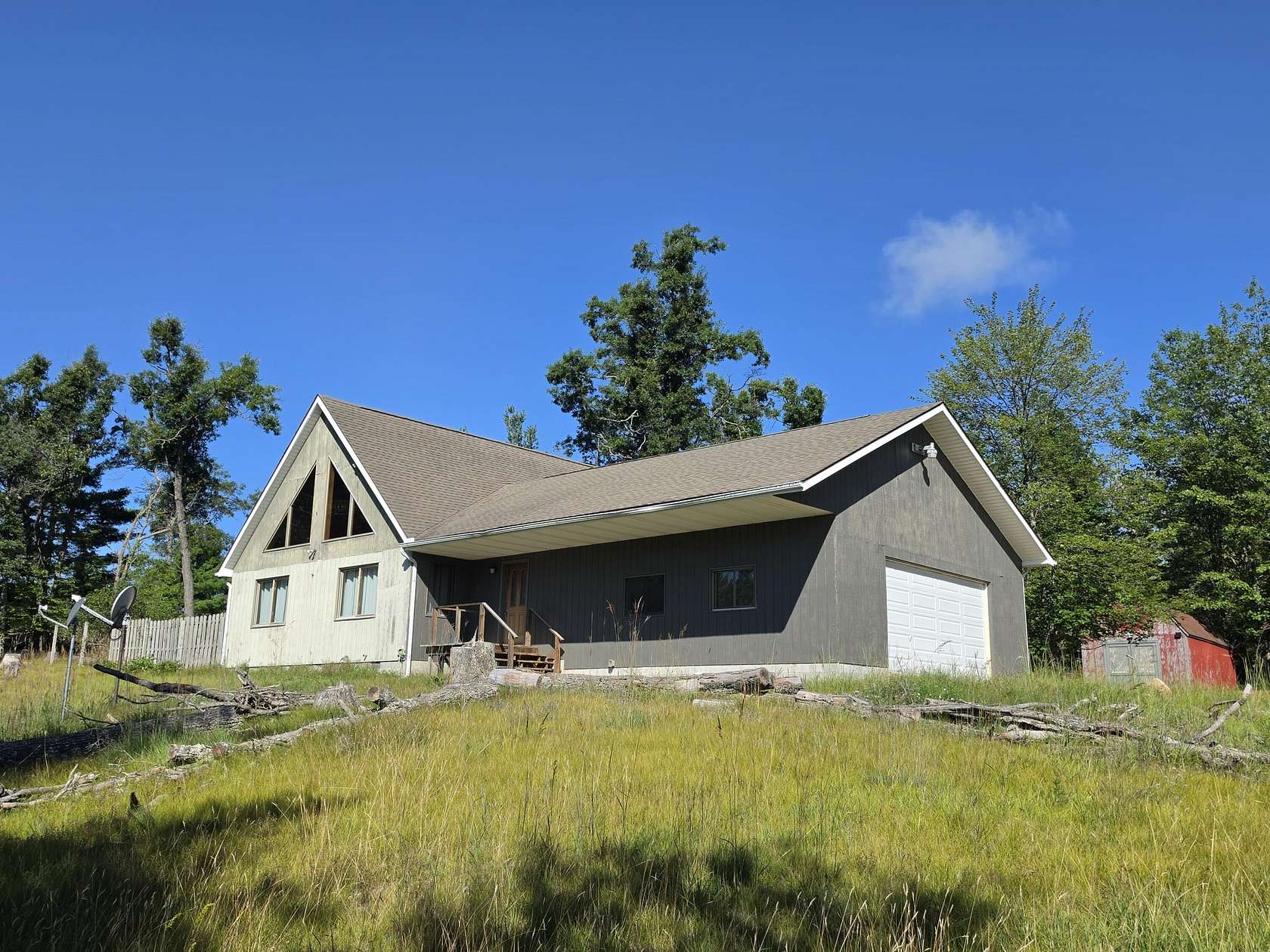 10.1 Acres of Recreational Land with Home for Sale in Mio, Michigan