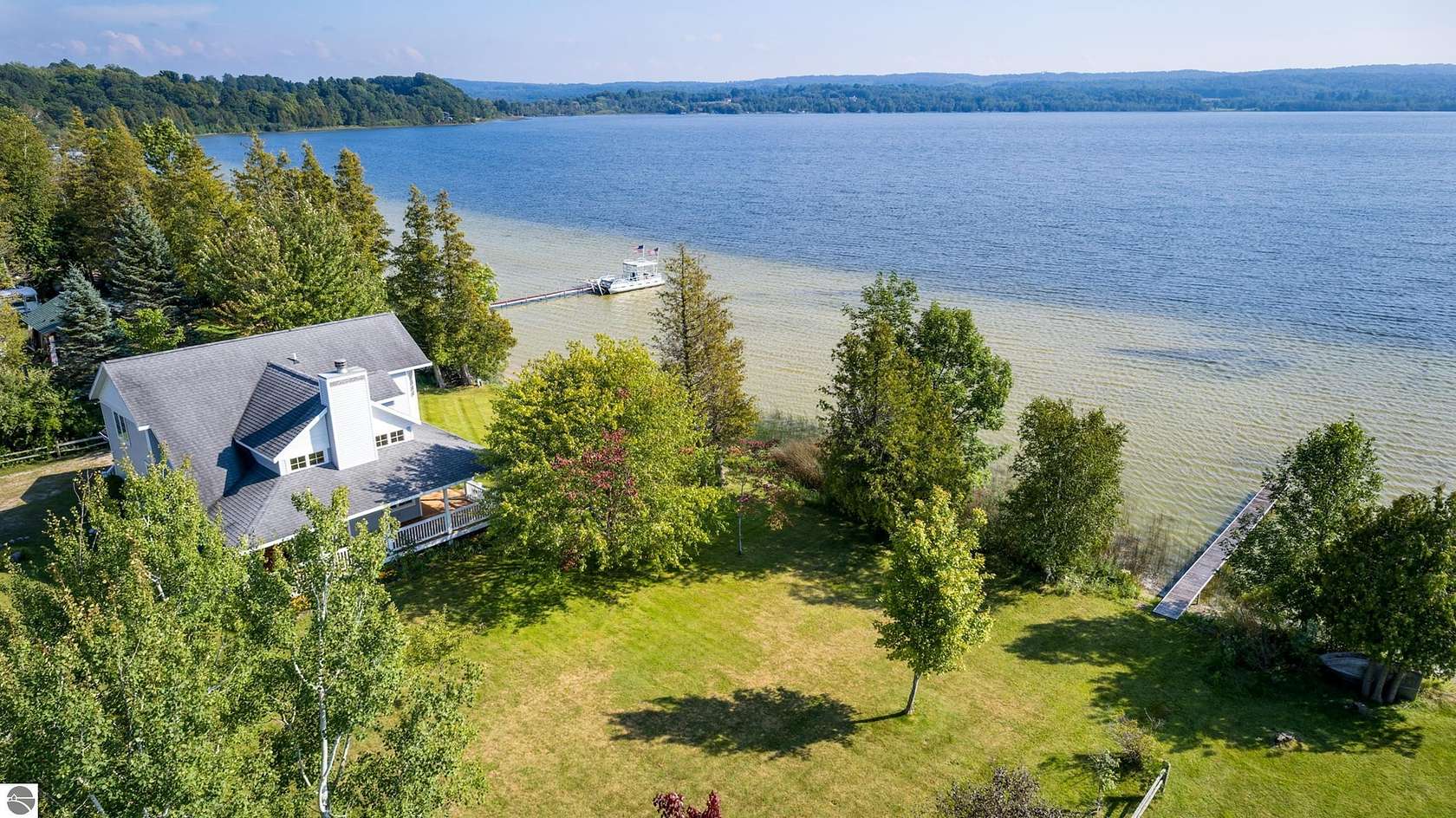 1.58 Acres of Land with Home for Sale in Frankfort, Michigan