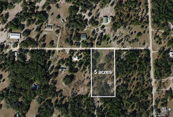5 Acres of Land for Sale in Dunnellon, Florida