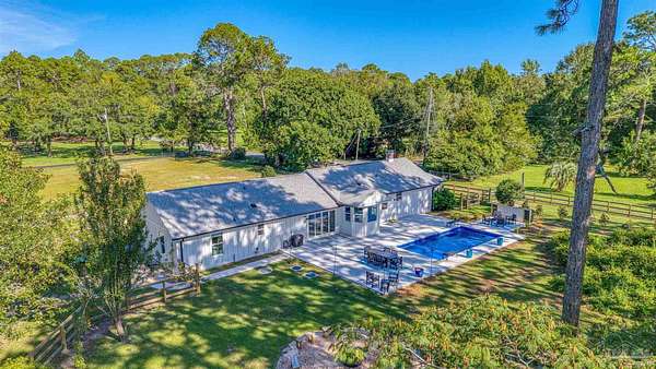 10 Acres of Land with Home for Sale in Pensacola, Florida