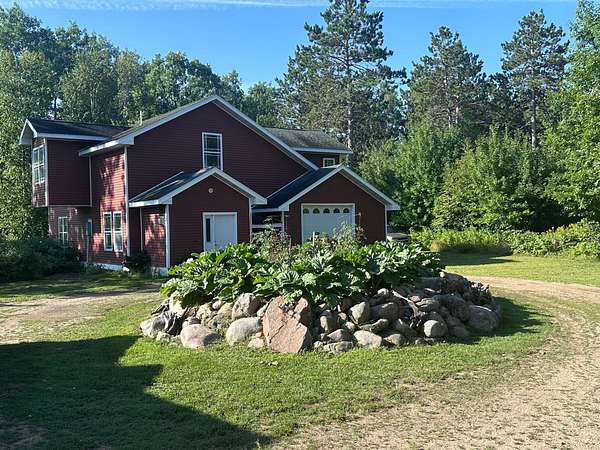 10 Acres of Recreational Land with Home for Sale in Pine River, Minnesota