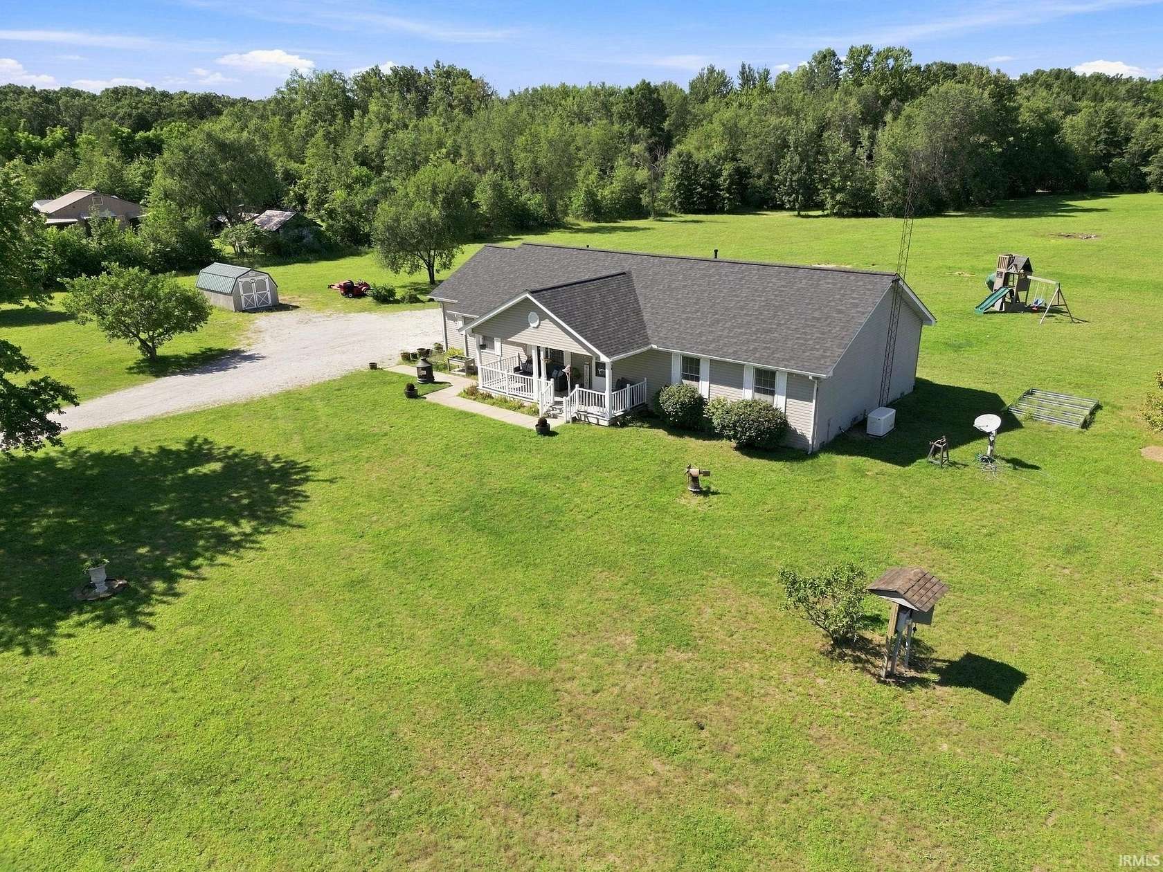 10.2 Acres of Recreational Land with Home for Sale in Knox, Indiana