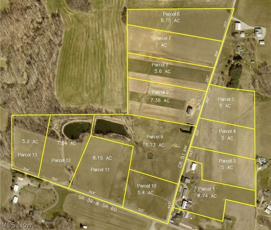 5.2 Acres of Land for Auction in Big Prairie, Ohio