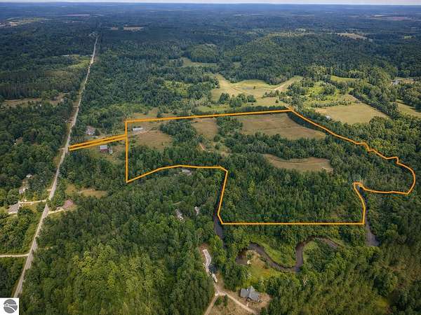 34.5 Acres of Recreational Land with Home for Sale in Luther, Michigan