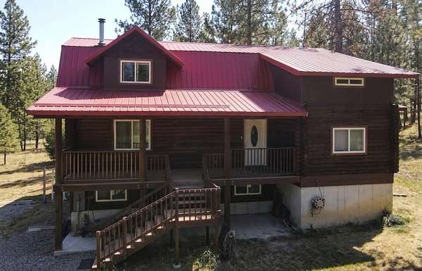 6.85 Acres of Land with Home for Sale in Hot Springs, Montana