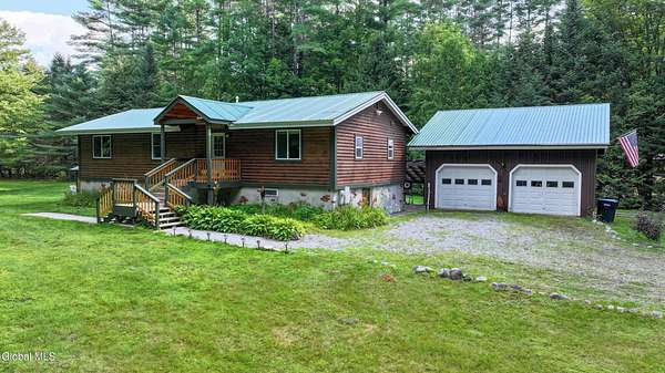 21.7 Acres of Recreational Land with Home for Sale in Schroon Lake, New York