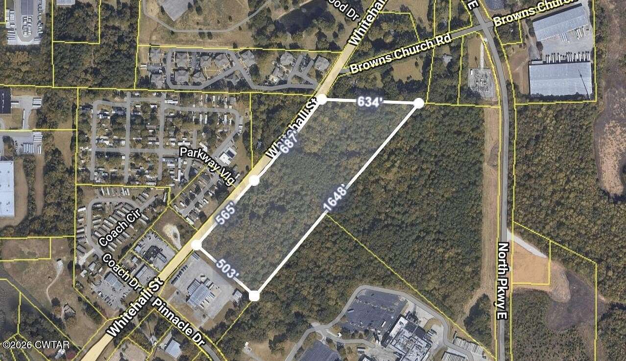 16.9 Acres of Mixed-Use Land for Sale in Jackson, Tennessee