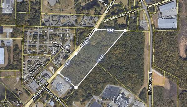 16.9 Acres of Mixed-Use Land for Sale in Jackson, Tennessee