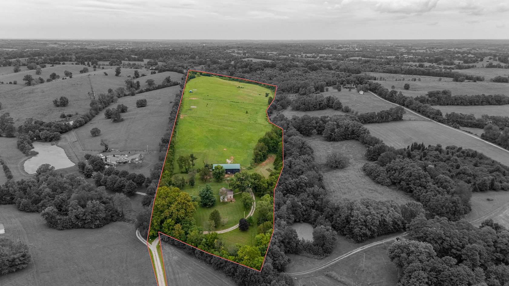 26.2 Acres of Land with Home for Sale in Cynthiana, Kentucky