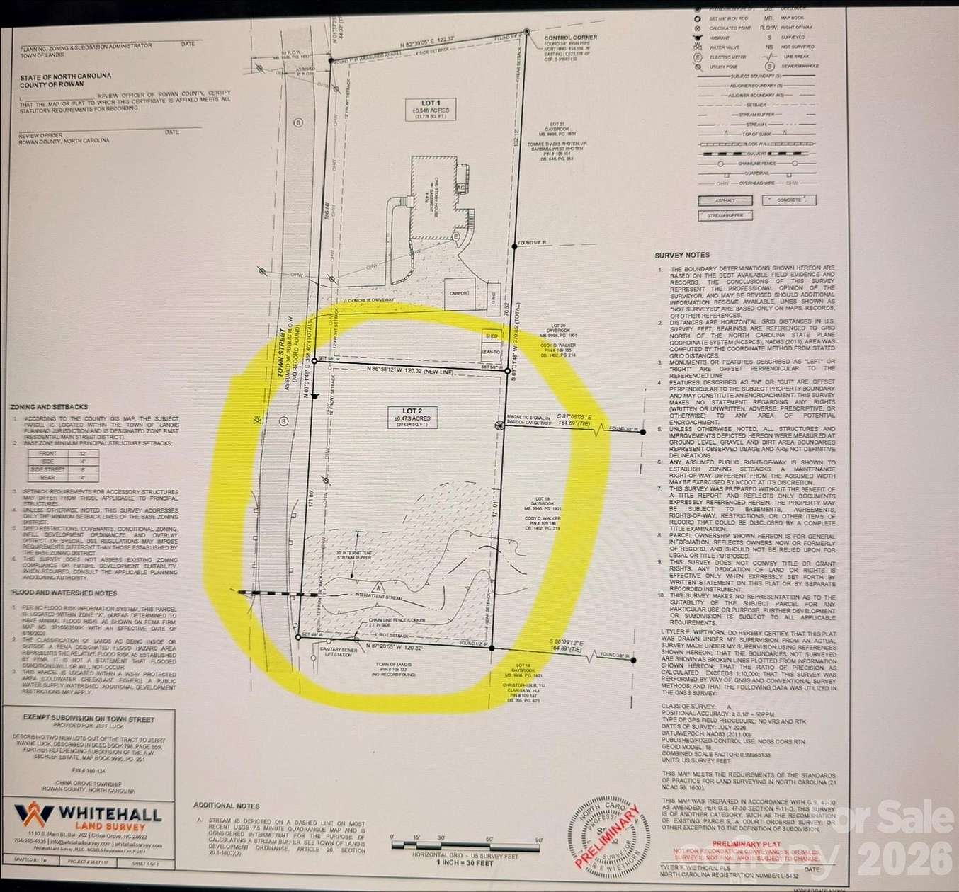 0.48 Acres of Residential Land for Sale in Landis, North Carolina