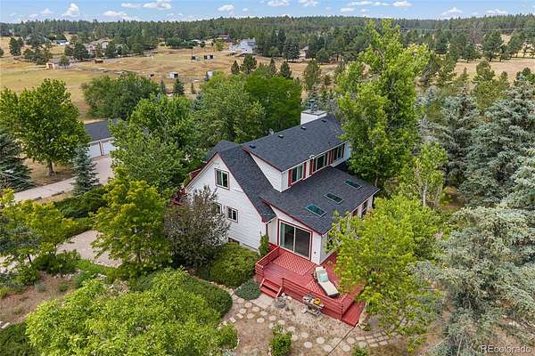 13.5 Acres of Land with Home for Sale in Franktown, Colorado