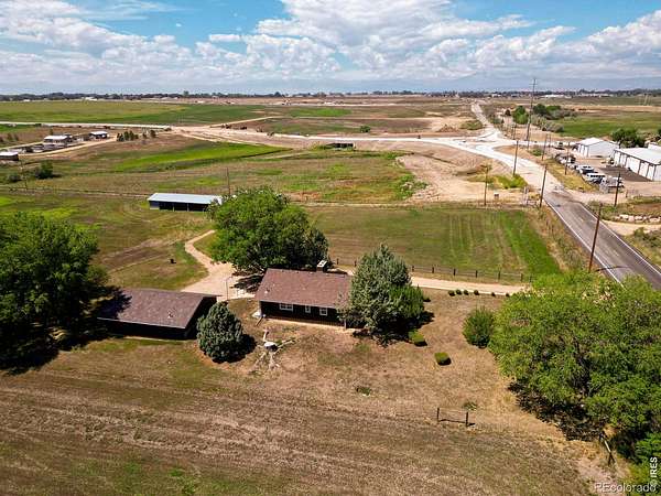 8.5 Acres of Land with Home for Sale in Platteville, Colorado
