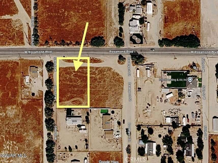 0.77 Acres of Land for Sale in Rosamond, California