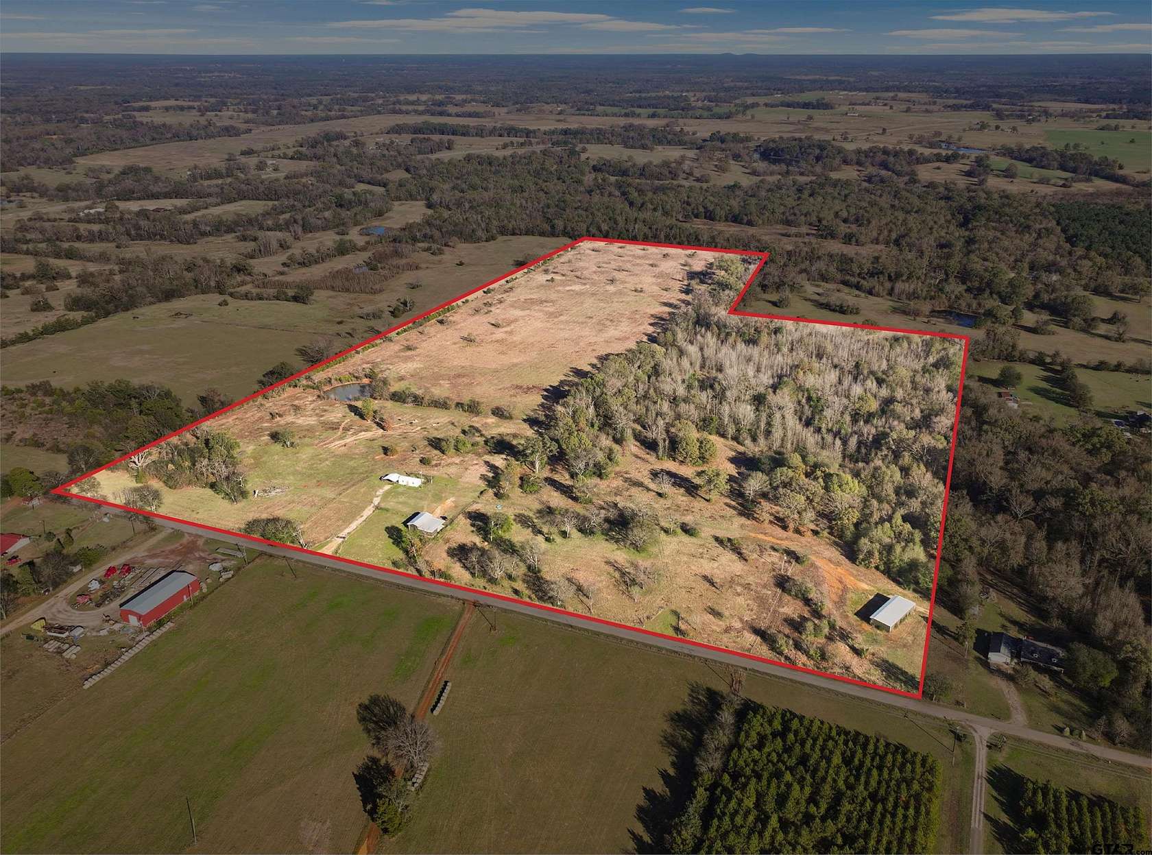 73 Acres of Agricultural Land with Home for Sale in Mount Pleasant, Texas