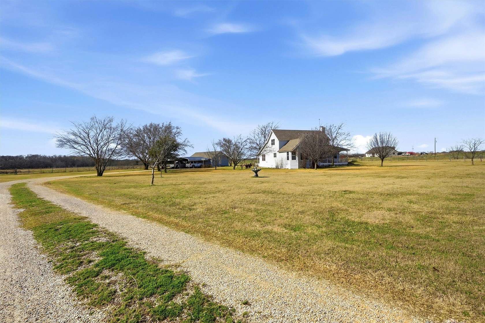 9.9 Acres of Land with Home for Sale in Gunter, Texas